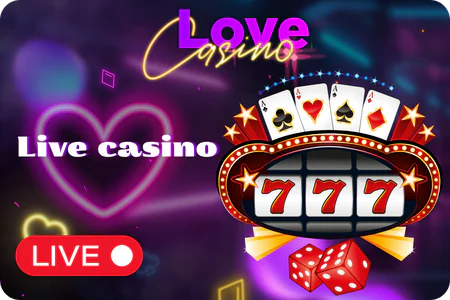 Live casino tables at Love Casino