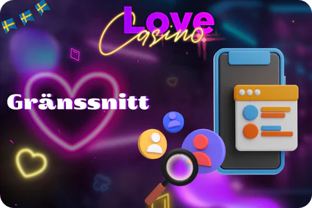 Gränssnitt Love Casino